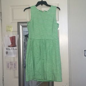 J crew striped dress